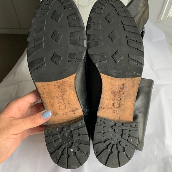 Cole Haan tall black leather boots - size 9 - Picture 4 of 5